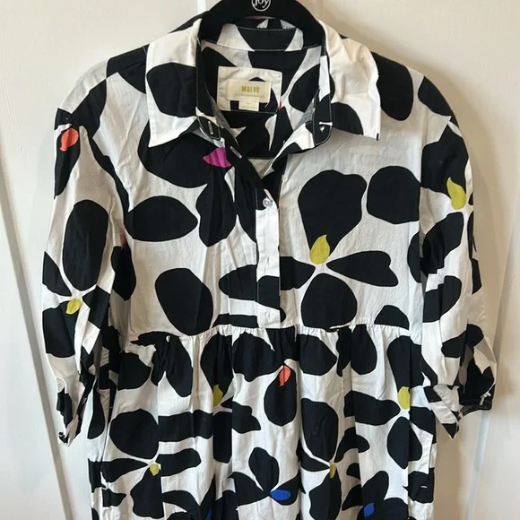 Anthropologie Bettina Tiered Shirt Dress - Picture 3 of 5